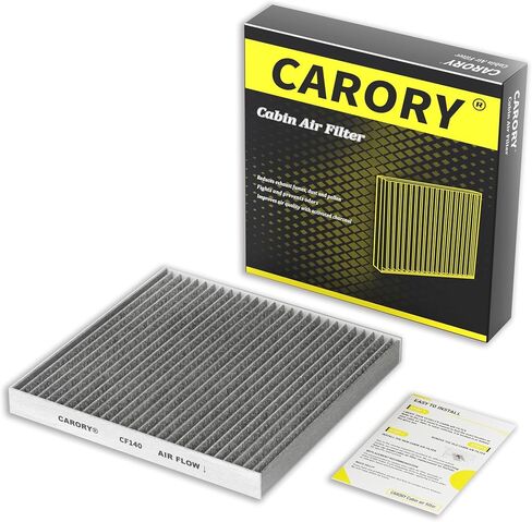 Cabin Air Filter w/Activated Carbon for Select 2001-2024 Honda, Acura Models - Accord, Civic, Crosstour, CRV, Odyssey, Passport, Pilot, Ridge line, MDX, RDX, RL, RLX, TL, TLX, TSX, ZDX in Saudi Arabia