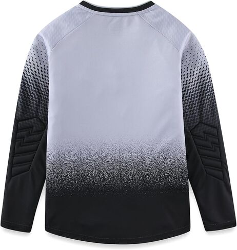 C2M Kids & Youth Padded Goalie Shirt Goalkeeper Jersey Long Sleeve Soccer Training Uniform for Boys Girls in Kuwait