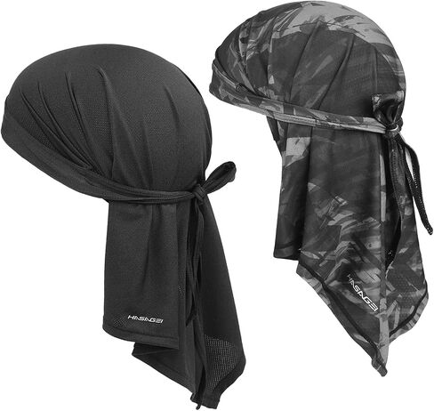 Bandanas Skull Caps for Men, Women Breathable Neck Gaiters, Sweat Wicking Do Rags Head Wraps, Helmet Liner Durag in Kuwait