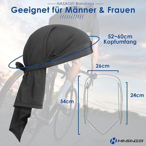Bandanas Skull Caps for Men, Women Breathable Neck Gaiters, Sweat Wicking Do Rags Head Wraps, Helmet Liner Durag in Kuwait