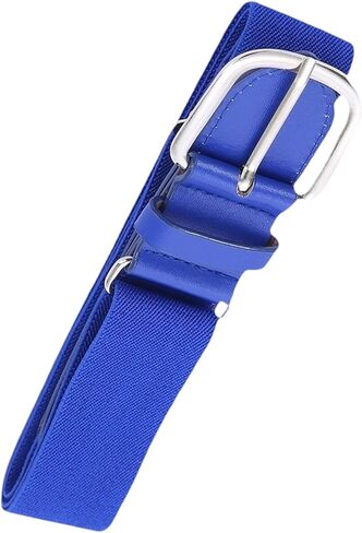 Teenage Elastic Baseball Waist Belt Stretchy Softball Waist Band Fashionable Decorative Metal Buckle Waistband in Saudi Arabia