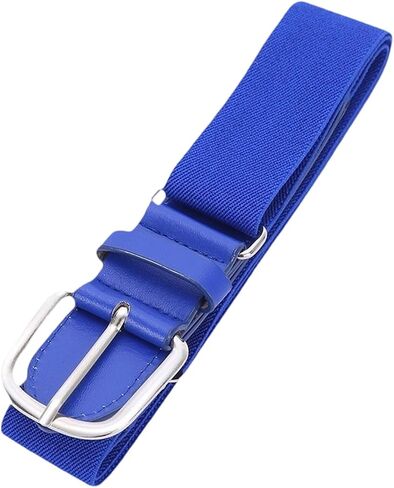 Teenage Elastic Baseball Waist Belt Stretchy Softball Waist Band Fashionable Decorative Metal Buckle Waistband in Saudi Arabia