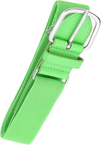 Teenage Elastic Baseball Waist Belt Stretchy Softball Waist Band Fashionable Decorative Metal Buckle Waistband in Saudi Arabia