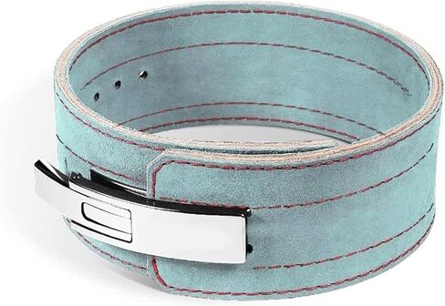 Premium Cowhide Leather Weightlifting Belt - Four Layers Lever Buckle for Men & Women - Ideal for Squats & Strength Training in Saudi Arabia