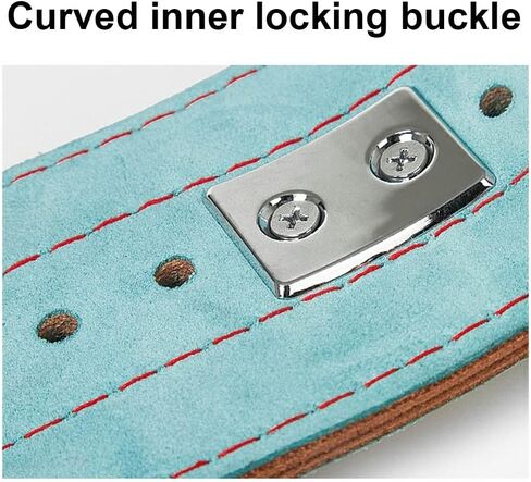 Premium Cowhide Leather Weightlifting Belt - Four Layers Lever Buckle for Men & Women - Ideal for Squats & Strength Training in Saudi Arabia