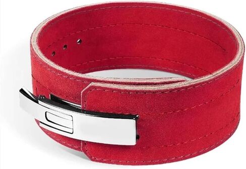 Premium Cowhide Leather Weightlifting Belt - Four Layers Lever Buckle for Men & Women - Ideal for Squats & Strength Training in Saudi Arabia