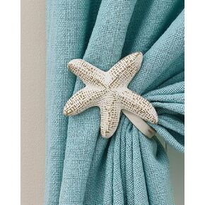 Park Designs Cast Star Curtains Hook Pair - Red in Saudi Arabia