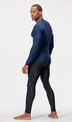 DEVOPS 3 Pack Men's UPF 50+ Long Sleeve Compression Shirts Quick Dry, Cool Gear for Garage Garden Gym Yard and Workouts in Saudi Arabia