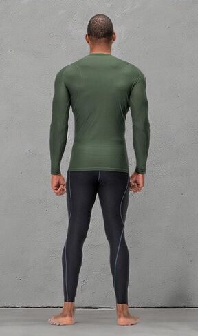DEVOPS 3 Pack Men's UPF 50+ Long Sleeve Compression Shirts Quick Dry, Cool Gear for Garage Garden Gym Yard and Workouts in Saudi Arabia