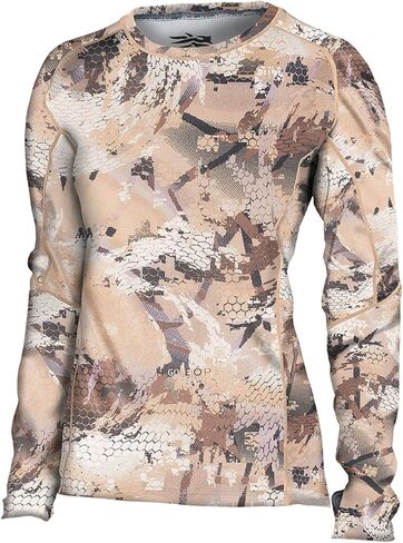 Sitka Gear Women Hunting Core Lightweight Camo Crew Long Sleeve Shirt in Kuwait