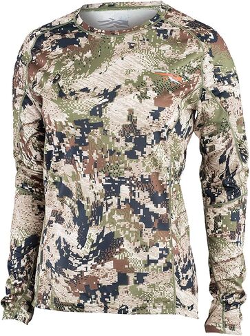 Sitka Gear Women Hunting Core Lightweight Camo Crew Long Sleeve Shirt in Kuwait