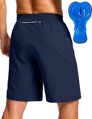 Bikewa Men's Mountain Bike Shorts 4D Padded Baggy Bicycle Biking Riding Lightweight Cycling Shorts with Zipper Pockets in Kuwait