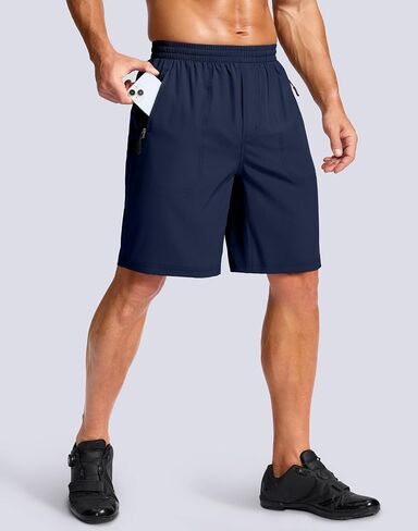 Bikewa Men's Mountain Bike Shorts 4D Padded Baggy Bicycle Biking Riding Lightweight Cycling Shorts with Zipper Pockets in Kuwait