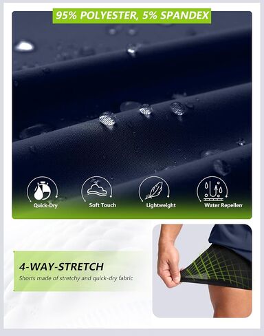 Bikewa Men's Mountain Bike Shorts 4D Padded Baggy Bicycle Biking Riding Lightweight Cycling Shorts with Zipper Pockets in Kuwait