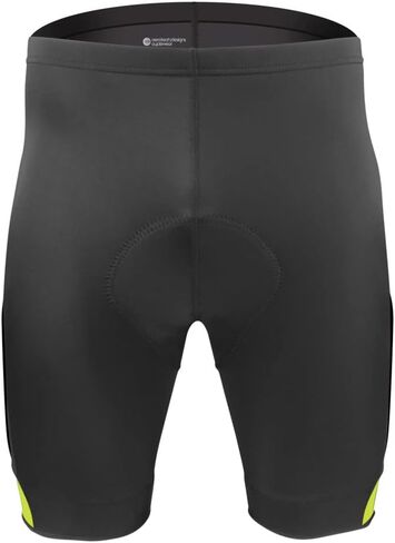 | Men's All Day Padded Bike Shorts | Reflective Side Mesh Pockets | Made in USA in Saudi Arabia