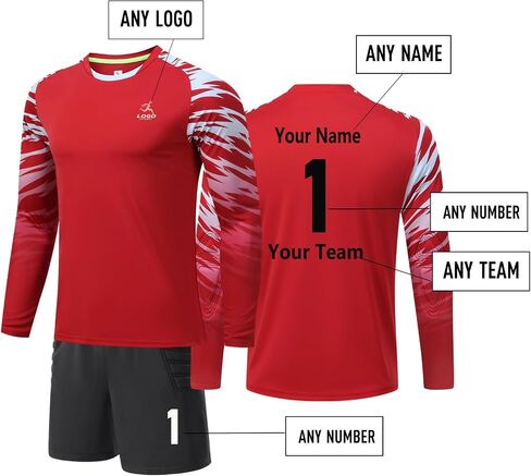 Customized Goalkeeper Jerseys Youth Adult Men Women Children Customized Men and Women Goalkeeper Jerseys in Saudi Arabia
