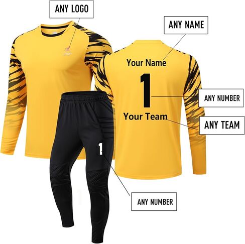 Customized Goalkeeper Jerseys Youth Adult Men Women Children Customized Men and Women Goalkeeper Jerseys in Saudi Arabia