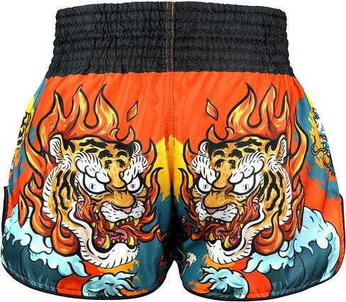 Muay Thai Boxing Shorts, MMA Training Kickboxing Trunks Retro Shorts in Saudi Arabia