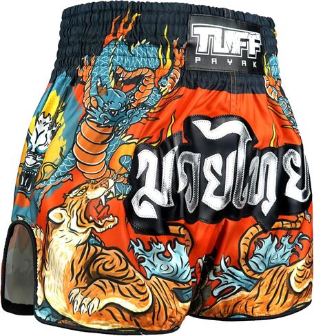 Muay Thai Boxing Shorts, MMA Training Kickboxing Trunks Retro Shorts in Saudi Arabia