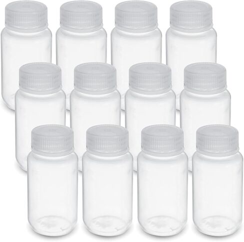 United Scientific Supply 33312، زجاجة كاشف واسعة الفم من مادة البولي بروبيلين بدرجة مختبرية سعة 2 لتر، مصممة للمختبرات أو الفصول الدراسية أو التخزين في المنزل، بسعة 2000 مل (2 لتر، 64 أونصة) | 1 كل in Kuwait