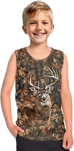 Boys Tank Top for Kids Sleeveless Shirts for Children in Saudi Arabia