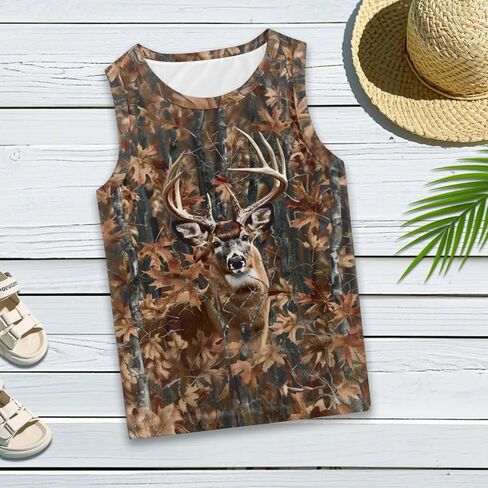 Boys Tank Top for Kids Sleeveless Shirts for Children in Saudi Arabia