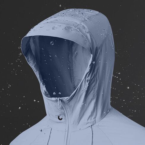 Raincoats for Women 2025 Lightweight Long Sleeve Sun Protection Hoodie Waterproof Outdoor Travel Jackets with Pocket in Kuwait