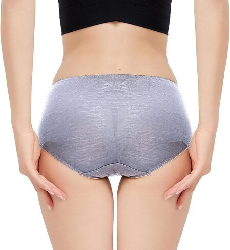 Women’s Merino Wool High-Waisted Underwear, Quick-Drying Briefs for Hiking Outdoors in Kuwait
