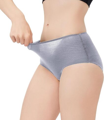 Women’s Merino Wool High-Waisted Underwear, Quick-Drying Briefs for Hiking Outdoors in Kuwait