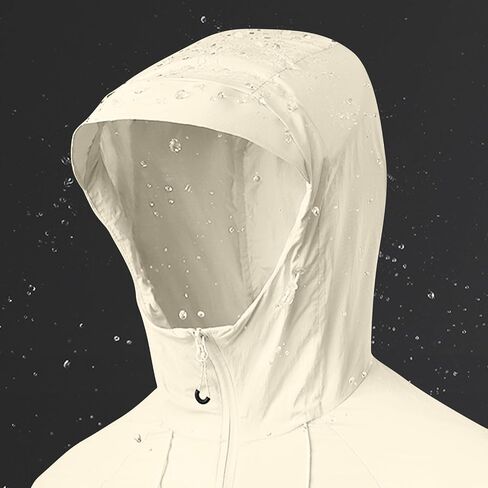 Raincoats for Women 2025 Lightweight Long Sleeve Sun Protection Hoodie Waterproof Outdoor Travel Jackets with Pocket in Kuwait