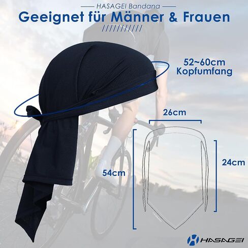 Bandanas Skull Caps for Men, Women Breathable Neck Gaiters, Sweat Wicking Do Rags Head Wraps, Helmet Liner Durag in Kuwait
