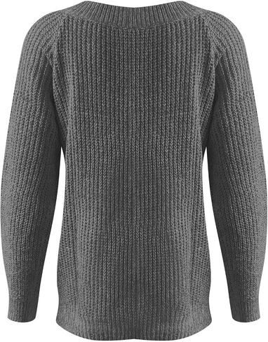 Sweater for Women Knitted Long Sleeve Sweater Tops Fair Isle Print Ugly Christmas Pullover Retro Crewneck Sweaters in Saudi Arabia