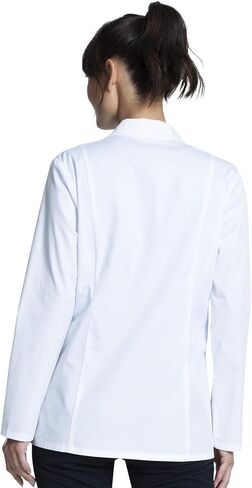 Cherokee Women's Lab Coat 28" Button Up Front Consultation Coat CK451 in Saudi Arabia