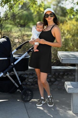 Kindred Bravely Stevie Active Racerback Nursing Dress | Maternity & Breastfeeding Tennis Dress in Saudi Arabia