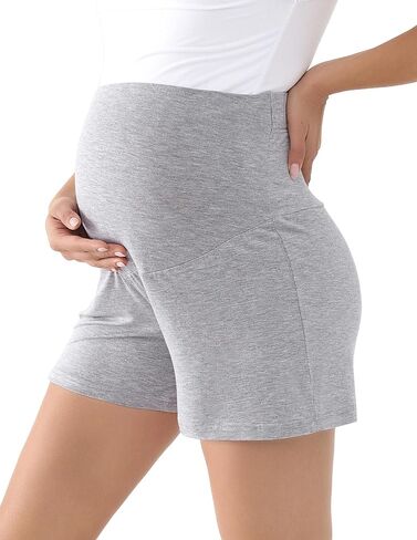 شورتات الأمومة للنساء Viscose على شورتات الحمل المريحة المريحة للبطن in Kuwait