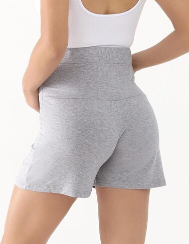 شورتات الأمومة للنساء Viscose على شورتات الحمل المريحة المريحة للبطن in Kuwait