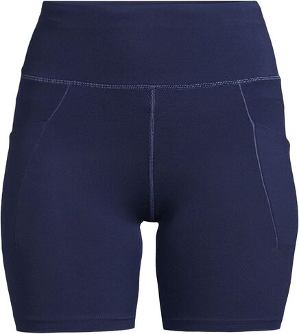 Lands' End Women's Active High Impact 7" Pocket Bike Shorts in Saudi Arabia
