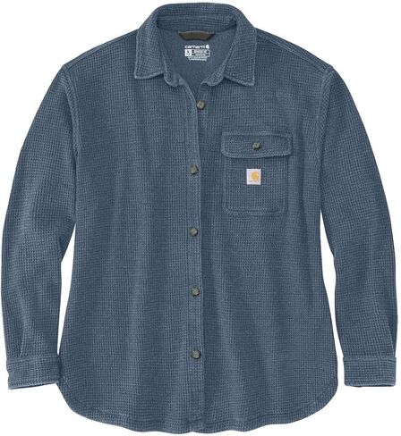 Carhartt Women's Oversized-fit Heavyweight Waffle Knit Shirt in Saudi Arabia