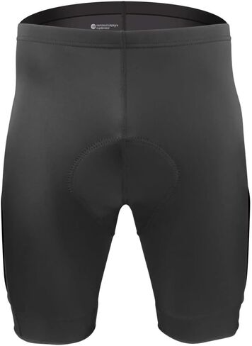 | Men's All Day Padded Bike Shorts | Reflective Side Mesh Pockets | Made in USA in Saudi Arabia