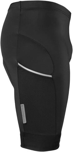 | Men's All Day Padded Bike Shorts | Reflective Side Mesh Pockets | Made in USA in Saudi Arabia