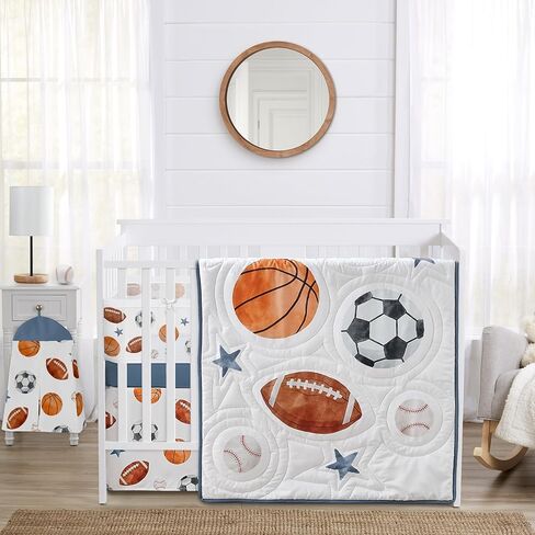 Sweet Jojo Designs Watercolor Dinosaur Dino Boy Baby Crib Bedding Set Infant Nursery Room BreathableBaby Breathable Mesh Crib Liner 6p Green Blue White Modern Dinosaurs Jurassic Animal Track Footprint in Saudi Arabia