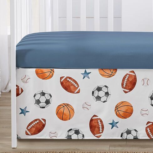 Sweet Jojo Designs Watercolor Dinosaur Dino Boy Baby Crib Bedding Set Infant Nursery Room BreathableBaby Breathable Mesh Crib Liner 6p Green Blue White Modern Dinosaurs Jurassic Animal Track Footprint in Saudi Arabia