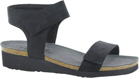 NAOT New Women's Alba Sandal Black Velvet Nubuck 38 in Saudi Arabia