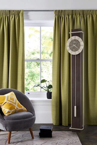 Howard Miller Oscar Floor Clock, Analog Display Silver Pendulum Grandfather Clocks with Silver Finished for Home Decor, Office & Living Room Quartz Movement in Saudi Arabia