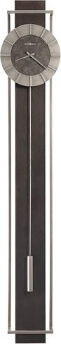 Howard Miller Oscar Floor Clock, Analog Display Silver Pendulum Grandfather Clocks with Silver Finished for Home Decor, Office & Living Room Quartz Movement in Saudi Arabia