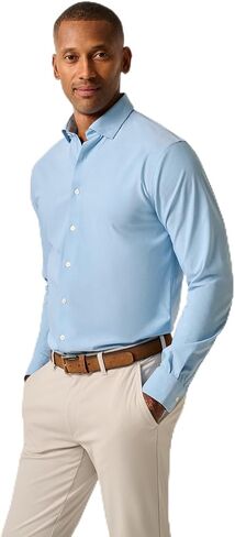 johnnie-O Performance Button Down Shirt - Travis in Saudi Arabia