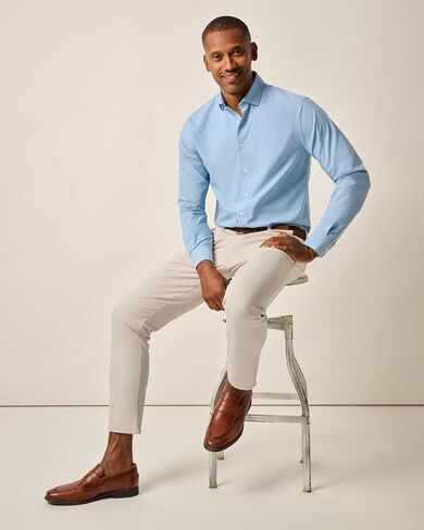 johnnie-O Performance Button Down Shirt - Travis in Saudi Arabia