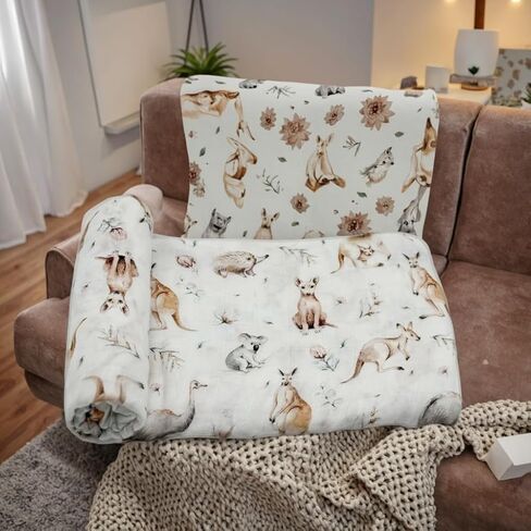 بطانية قماط موسلين، 100% فيسكوز مصنوعة من بطانيات قماط الخيزران موسلين للأولاد والبنات، قماط استقبال الأطفال، بطانية تلقي للجنسين هدايا حديثي الولادة (أوراق الأوكالبتوس) in Kuwait