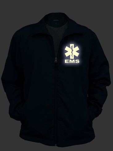 ملابس الأذكياء الذين يرتدون ملابس ems ems up stindbreaker مع زخارف عاكسة الأمام والخلف in Kuwait