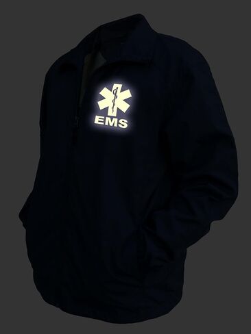 ملابس الأذكياء الذين يرتدون ملابس ems ems up stindbreaker مع زخارف عاكسة الأمام والخلف in Kuwait
